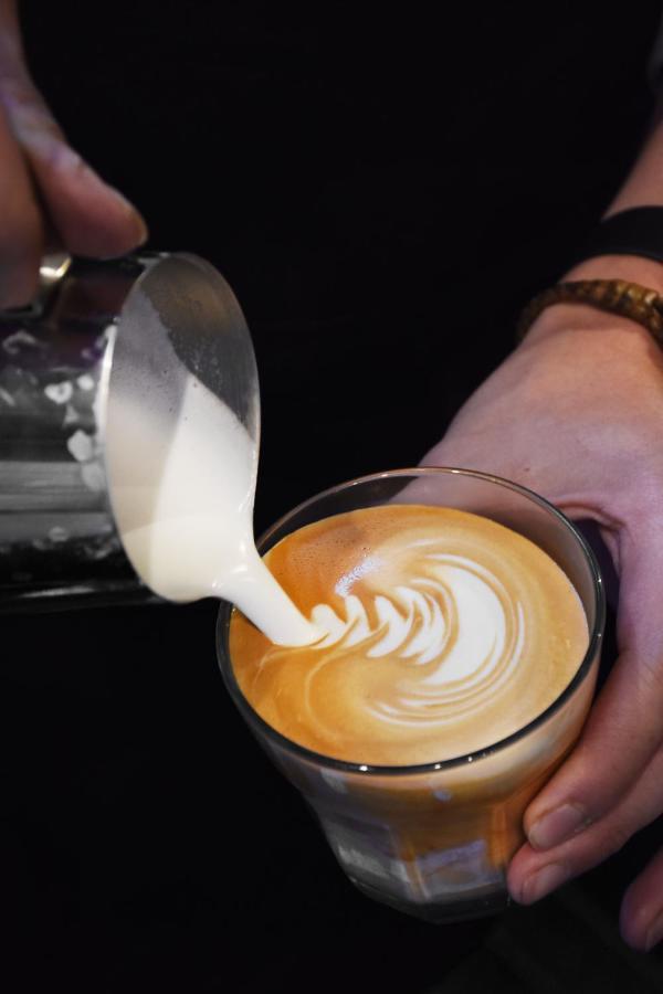The Hotel Britomart Auckland Exterior photo A latte being prepared